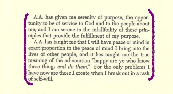 Resentment Prayer Purpose Resentment Prayer Purpose